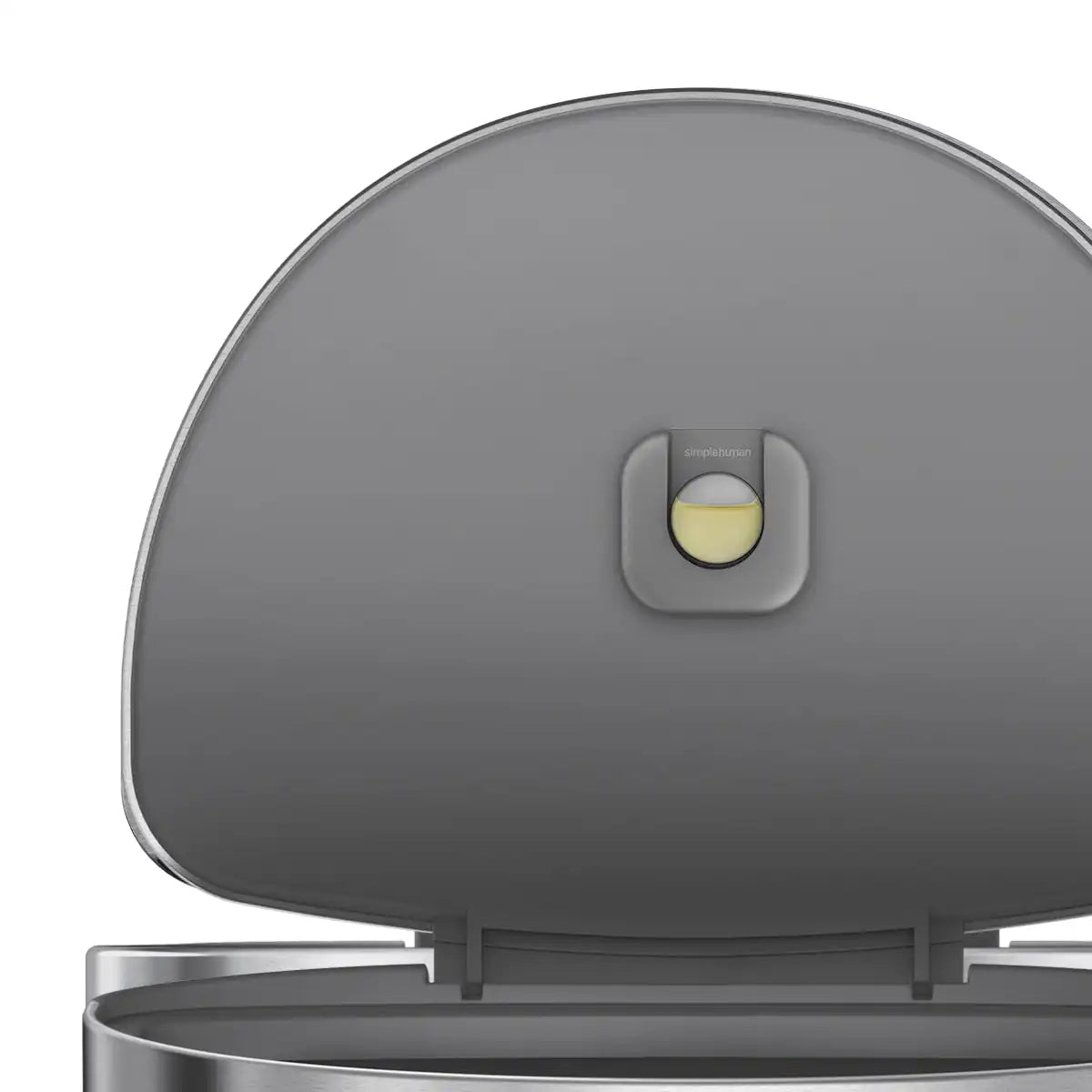 45L Semi-Round Step Can with Liner Rim