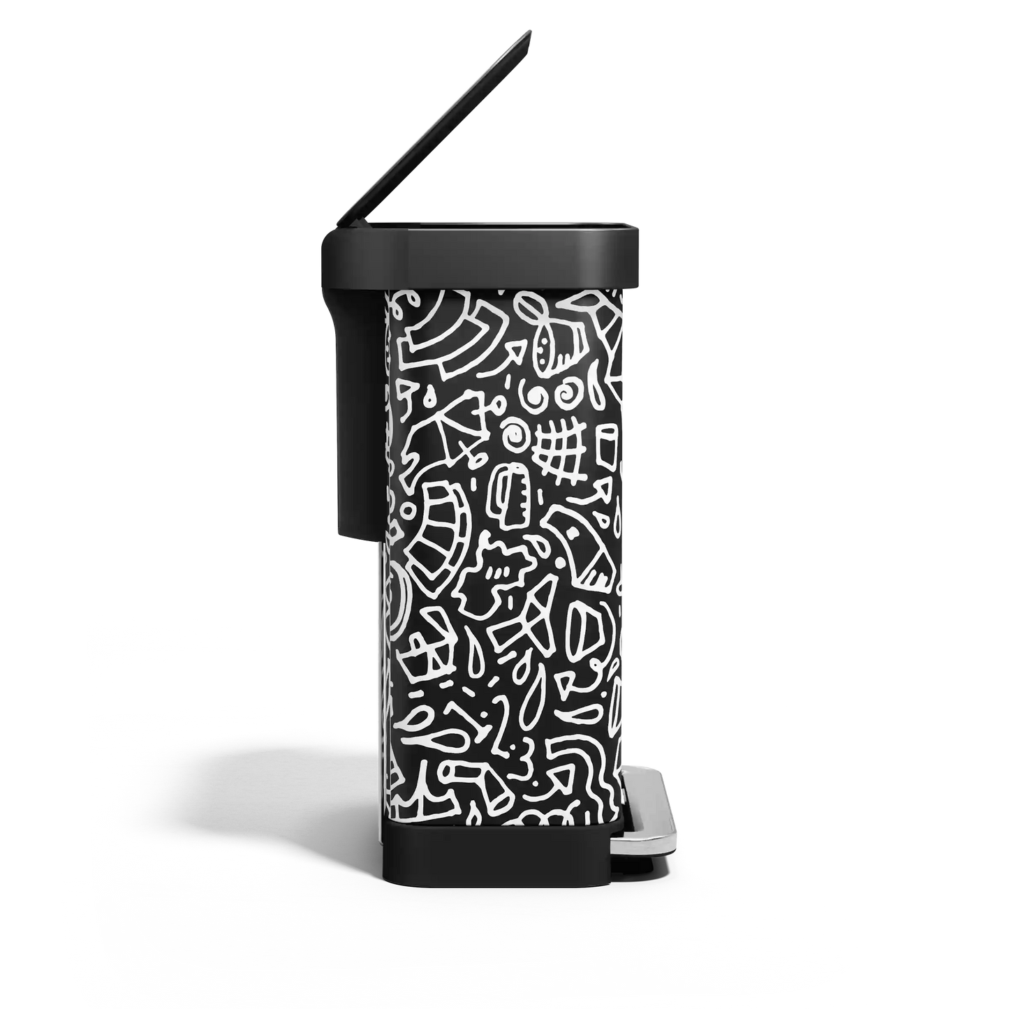 55L Rectangular Step Can with Liner Pocket