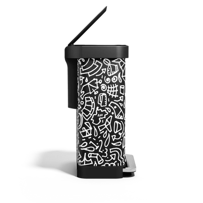 55L Rectangular Step Can with Liner Pocket