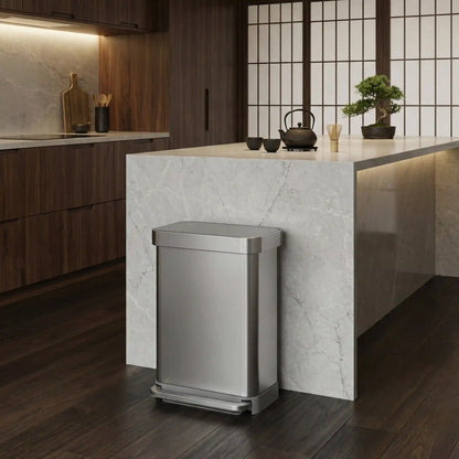 55L Rectangular Step Can with Liner Pocket