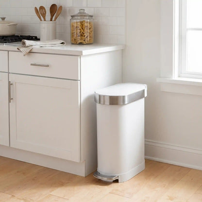 45L Slim Step Can with Liner Rim